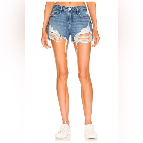 Frame Denim Le Grand Garcon Shorts Size 33 - Picture 5 of 10